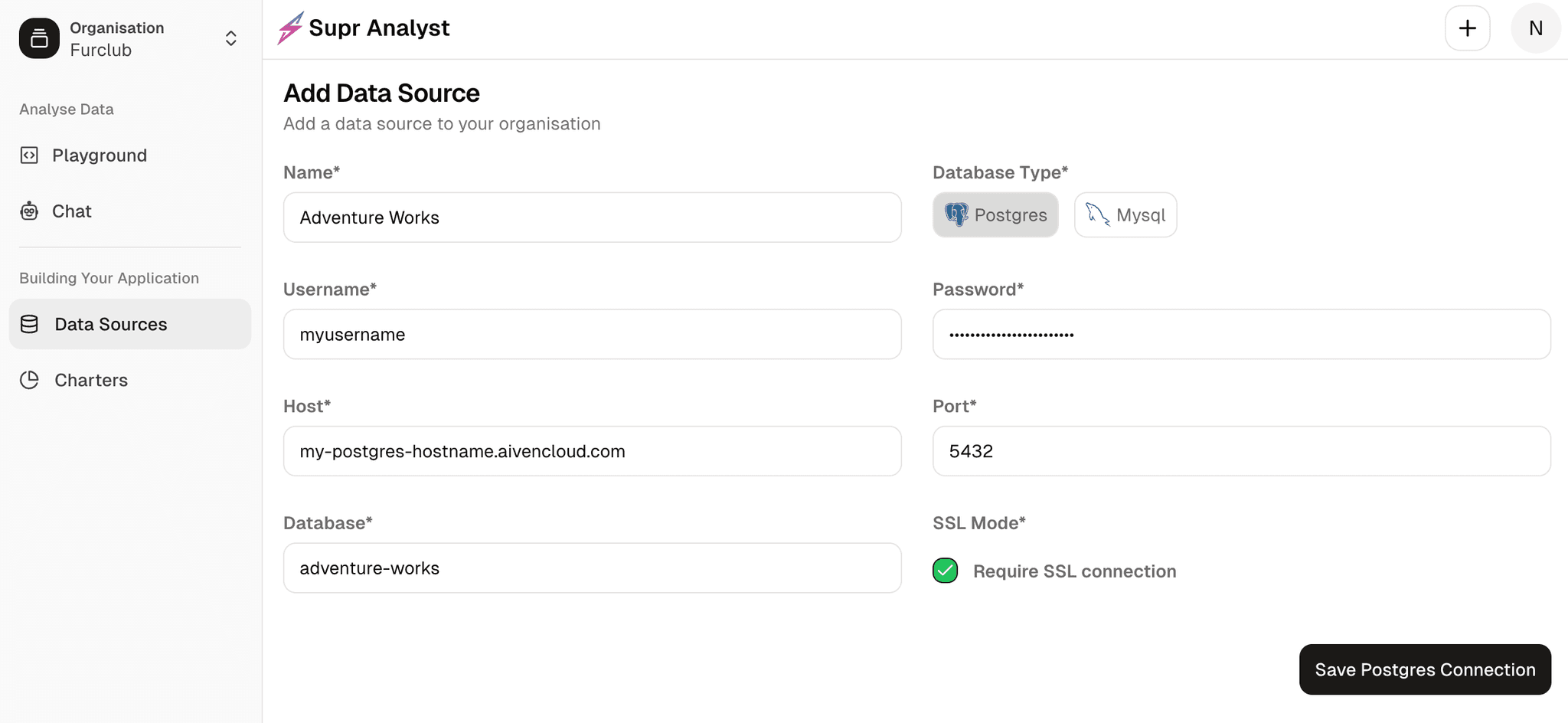 Add data source