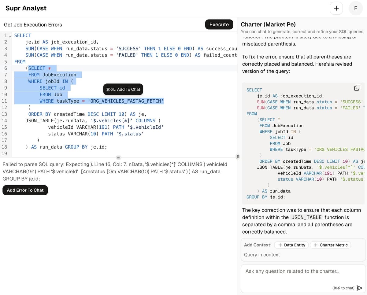 SQL Playground Preview